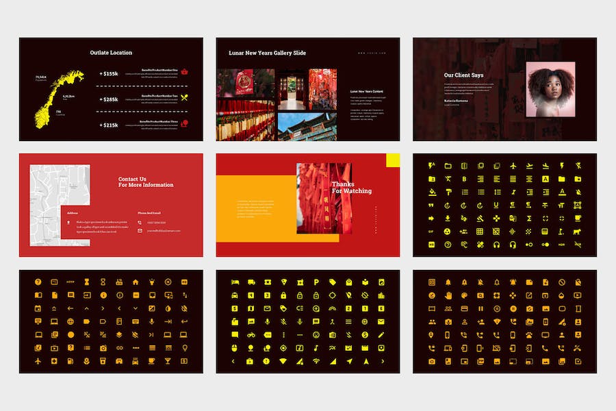 元宵节农历新年传统文化介绍传播PPT模板 - 顶尖PPT