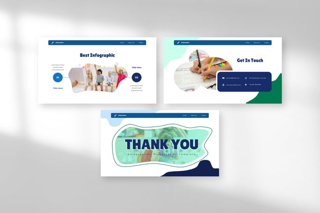 教育介绍幼儿园简报PPT模板 - 顶尖PPT