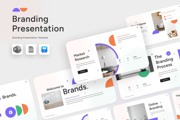 新拟态风格企业形象品牌展示keynote模板 - 顶尖PPT