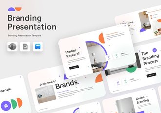 新拟态风格企业形象品牌展示keynote模板 - 顶尖PPT