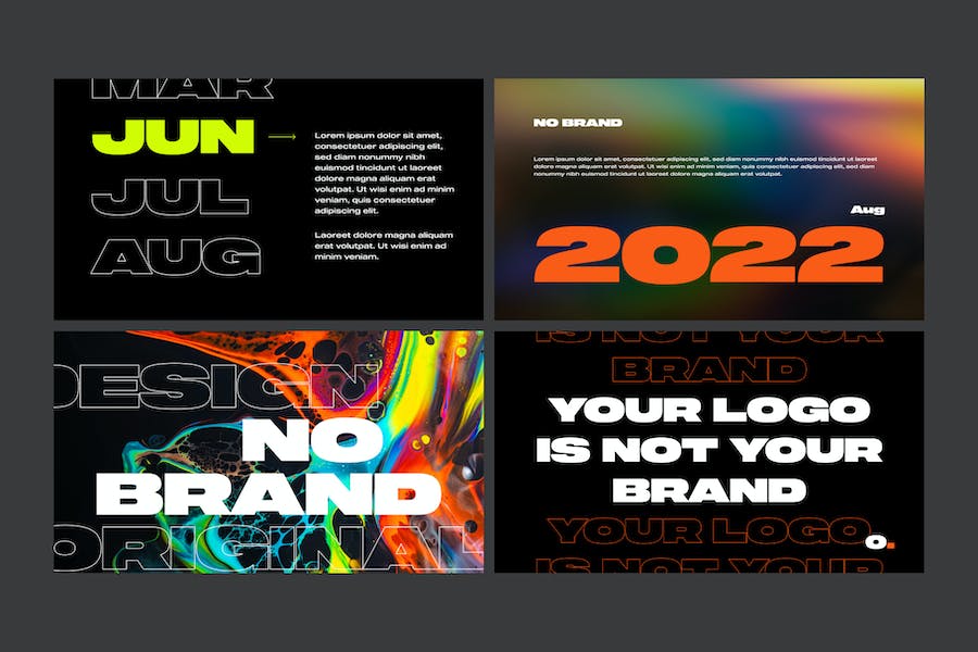 时尚杂志风格PPT模板 - 顶尖PPT