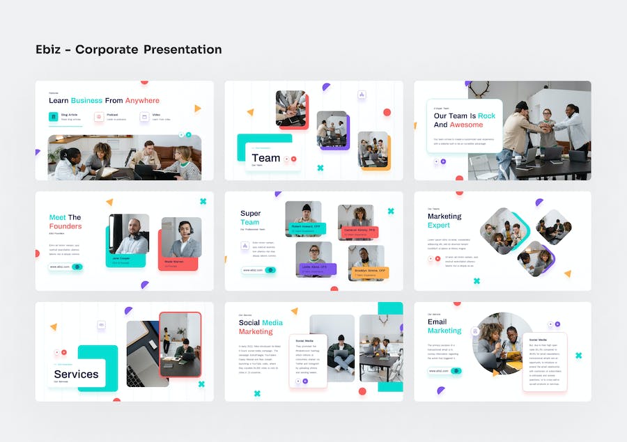 电商企业运营推广策略方案Keynote模板 - 顶尖PPT