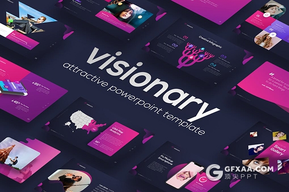 80页国外高端设计PPT模板 包含31主题配色94个预制XML配色文件 - 顶尖PPT