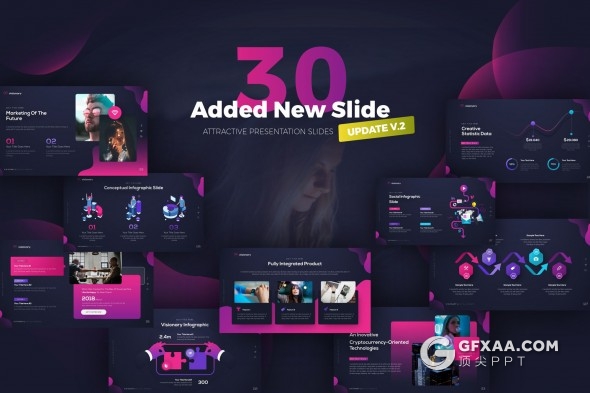 80页国外高端设计PPT模板 包含31主题配色94个预制XML配色文件 - 顶尖PPT