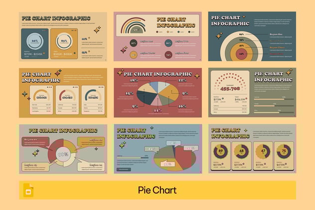 饼图数据分析展示可视化PPT模板 - 顶尖PPT
