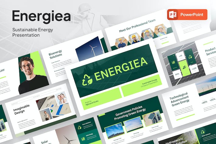 太阳能清洁能源开发方案PPT模板 - 顶尖PPT