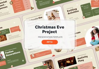 圣诞节项目活动方案PPT模板 - 顶尖PPT