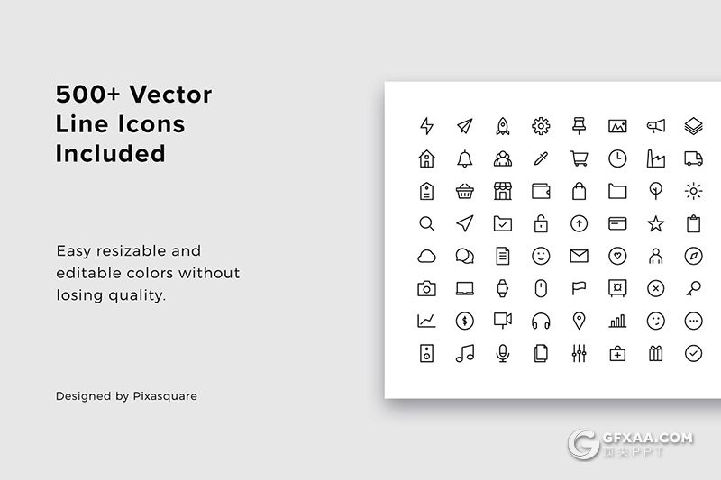 108页国外扁平化简约商务风格keynote模板 - 顶尖PPT