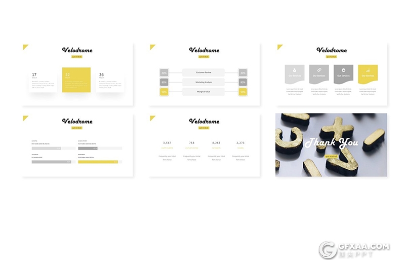 30页5种配色简约大气多用途keynote模板 - 顶尖PPT