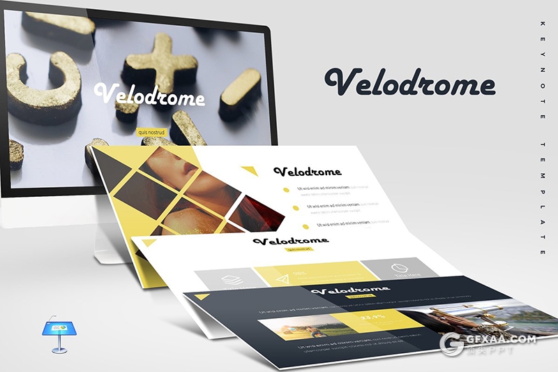 30页5种配色简约大气多用途keynote模板 - 顶尖PPT