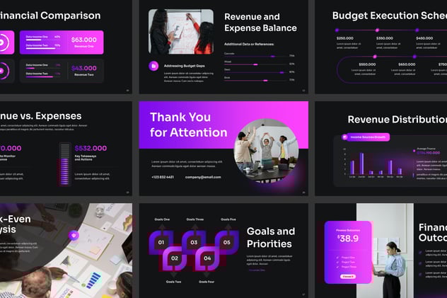预算规划与成本管理Keynote模板 - 顶尖PPT