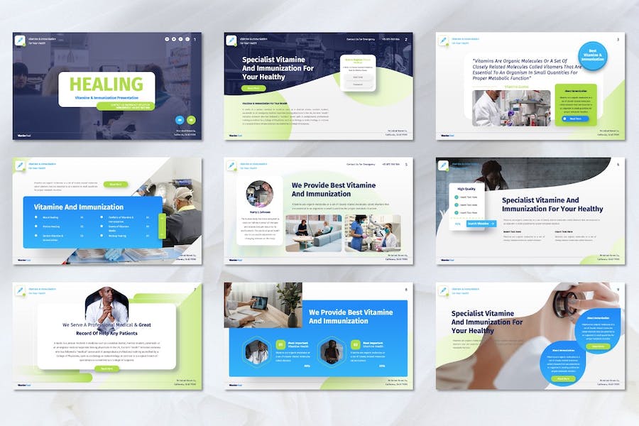 医疗健康免疫治疗知识宣传PPT模板 - 顶尖PPT