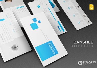 30页欧美团队成员介绍商务通用Google slides模板 - 顶尖PPT