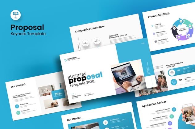 商业提案keynote演讲模板 - 顶尖PPT