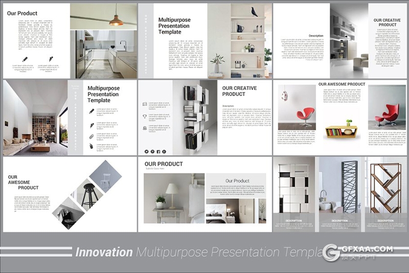 110页家装设计公司介绍展示AE模板 - 顶尖PPT