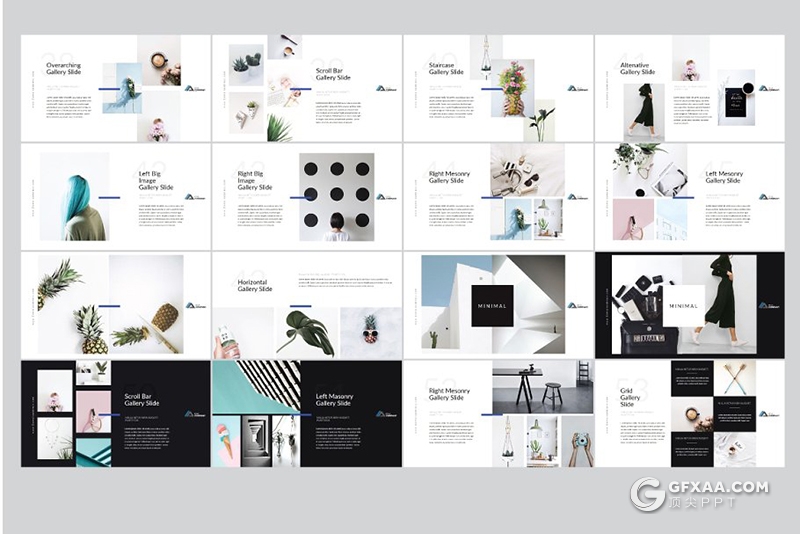 108页欧美风格简约大气商务通用PPT模板 - 顶尖PPT