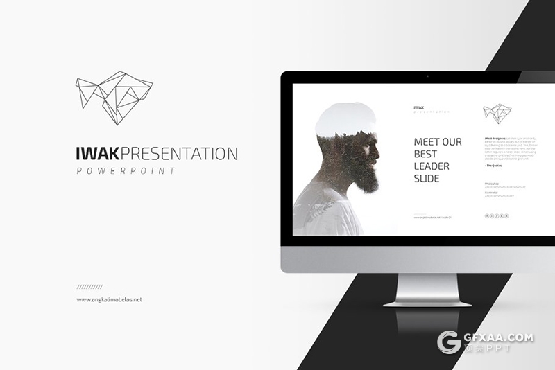 50多页简约文艺风格国外keynote模板 - 顶尖PPT