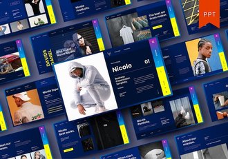 商务企业品牌形象展示PPT模板 - 顶尖PPT