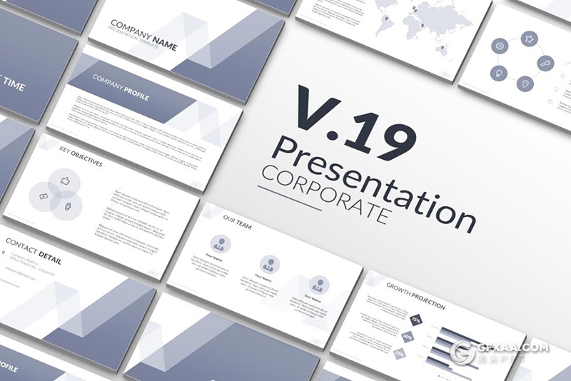 18页企业信息介绍PPT模板  包含3种不同样式 - 顶尖PPT