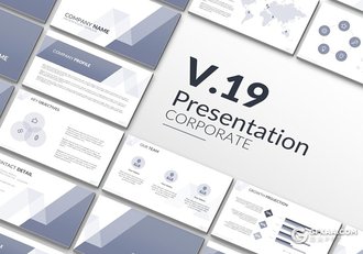 18页企业信息介绍PPT模板  包含3种不同样式 - 顶尖PPT