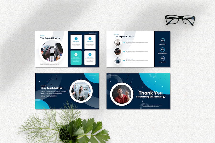 技术创新应用解决方案PPT模板 - 顶尖PPT