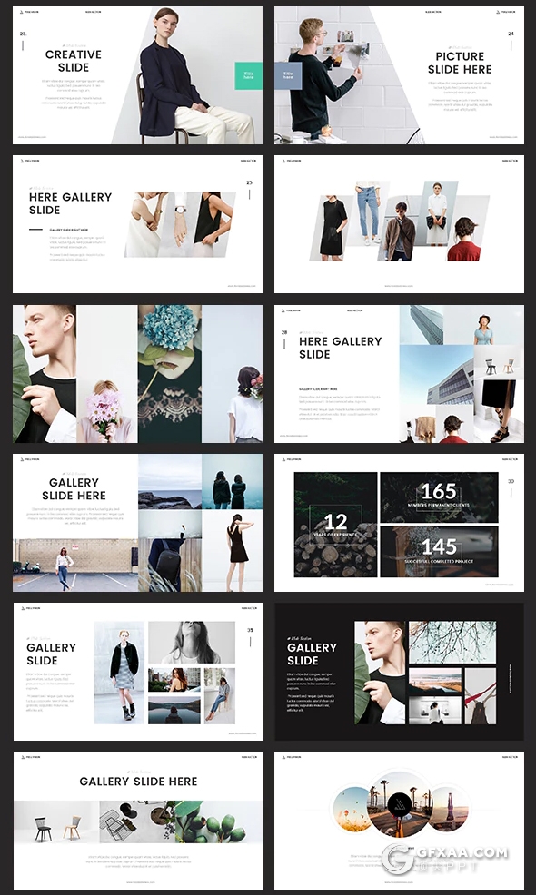 83页欧美简约唯美多用途PPT模板 - 顶尖PPT