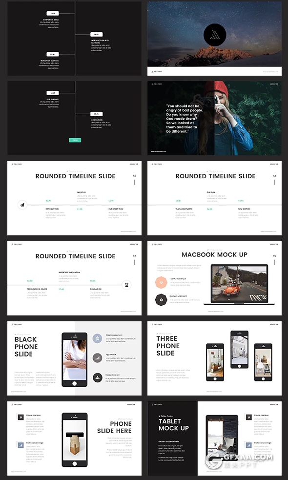 83页欧美简约唯美多用途PPT模板 - 顶尖PPT