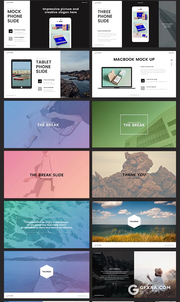 83页欧美简约唯美多用途PPT模板 - 顶尖PPT