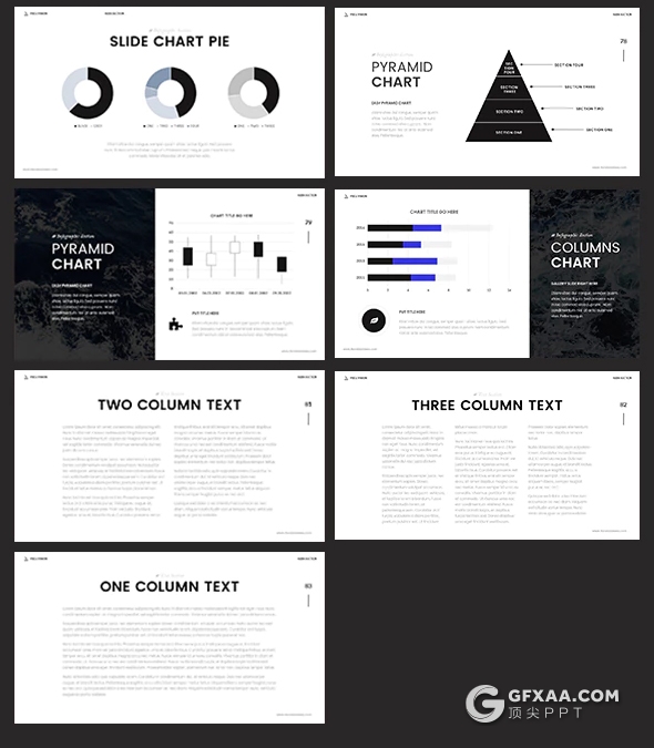 83页欧美简约唯美多用途PPT模板 - 顶尖PPT