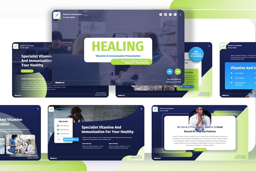 医疗健康免疫治疗知识宣传PPT模板 - 顶尖PPT