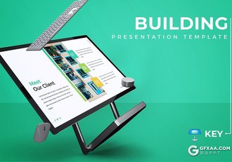 30页5种配色地产建筑行业多用途keynote模板 - 顶尖PPT