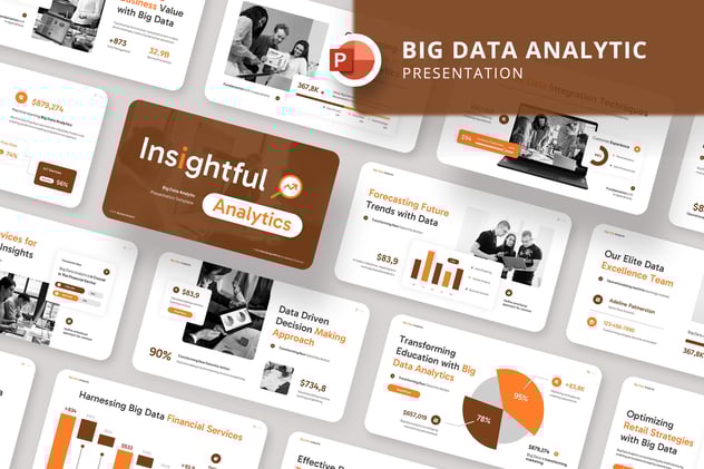 数据分析业绩增长统计PPT模板 - 顶尖PPT