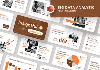 数据分析业绩增长统计PPT模板 - 顶尖PPT