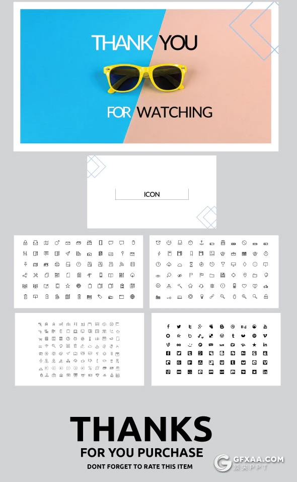 50页国外小清新唯美风格keynote模板 - 顶尖PPT