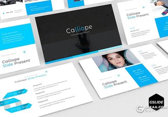 30页欧美公司团队介绍商务Google slides模板 5种主题配色 - 顶尖PPT