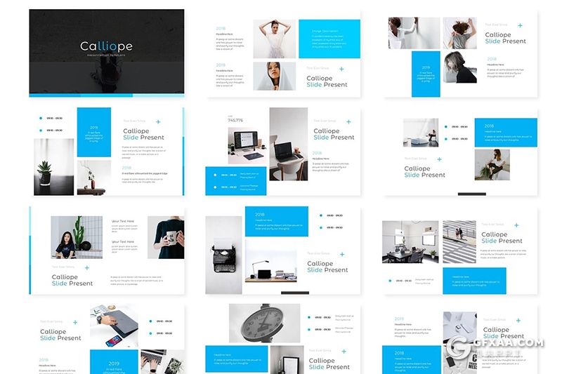 30页欧美公司团队介绍商务keynote模板 5种主题配色 - 顶尖PPT