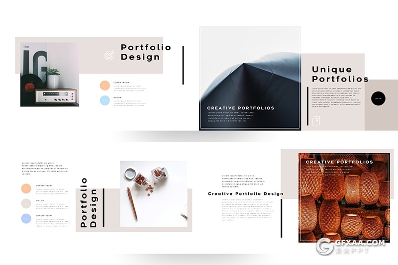 119国外高端大气简约时尚风格ppt模板 - 顶尖PPT