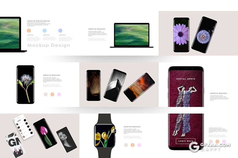 119国外高端大气简约时尚风格ppt模板 - 顶尖PPT