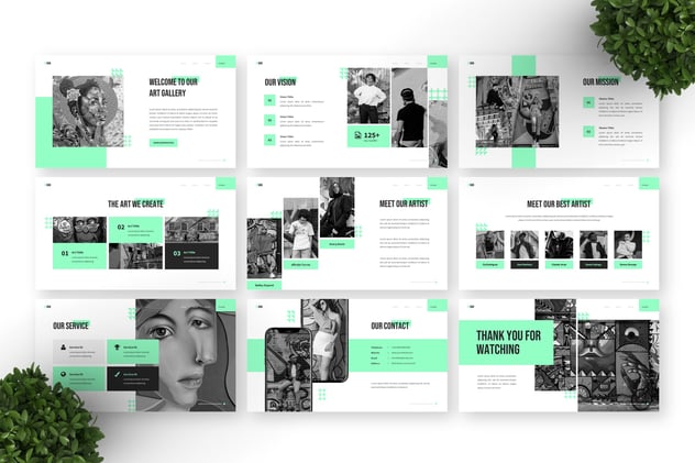 城市涂鸦风格PPT模板 - 顶尖PPT