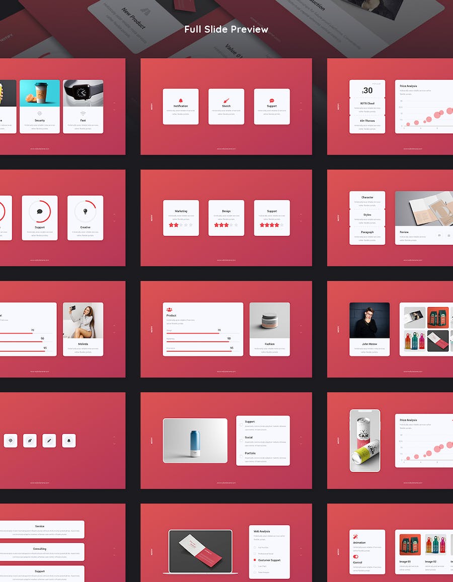 设计稿提案设计展示keynote模板 - 顶尖PPT