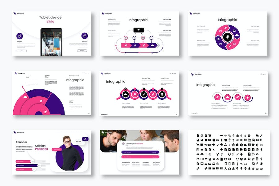 商务会议项目合作企业年报keynote模板 - 顶尖PPT