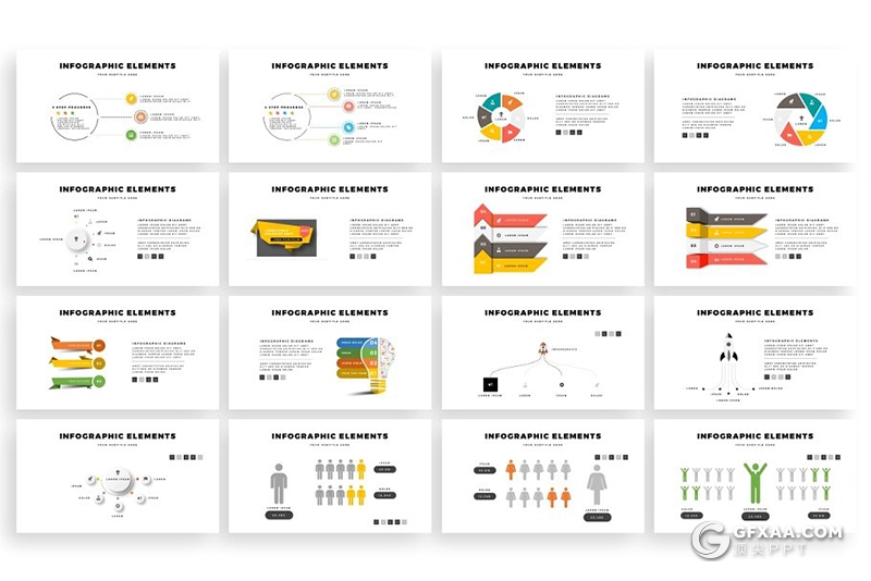 300页国外高端艺术水墨笔刷风格PPT模板 120页笔刷占位符一键换图 - 顶尖PPT