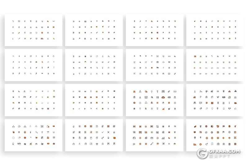 300页高逼格笔刷效果图片展示多用途PPT模板 - 顶尖PPT