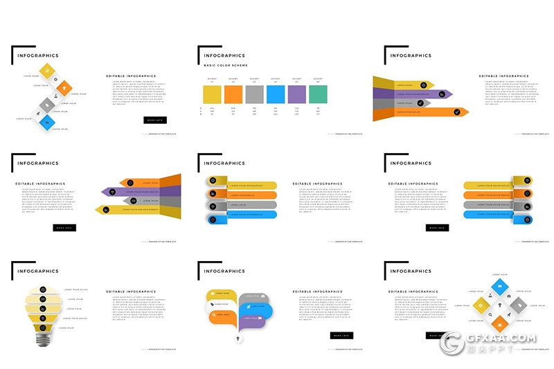 140页高端创意人物剪影多用途PPT模板 - 顶尖PPT