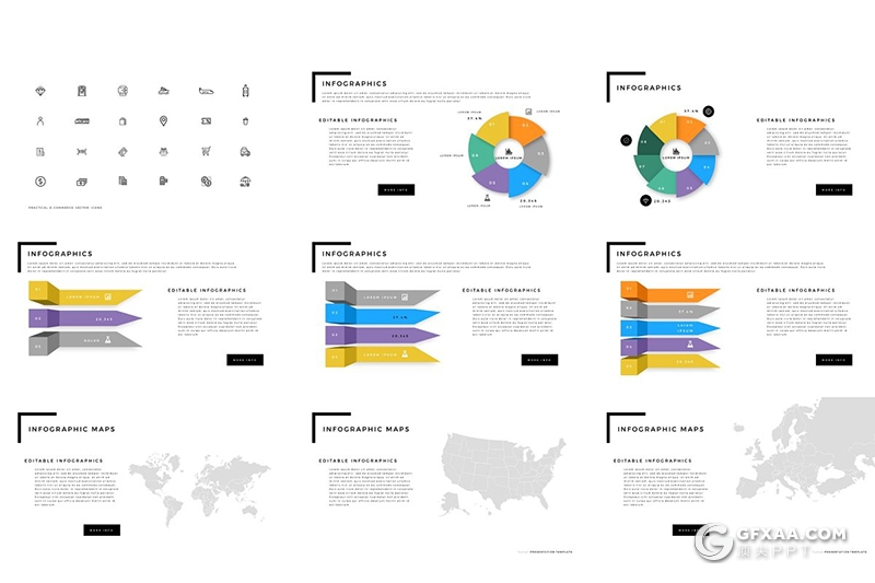 140页高端创意人物剪影多用途PPT模板 - 顶尖PPT