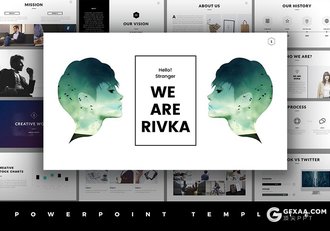 63页简约大气文艺唯美风格keynote模板 - 顶尖PPT