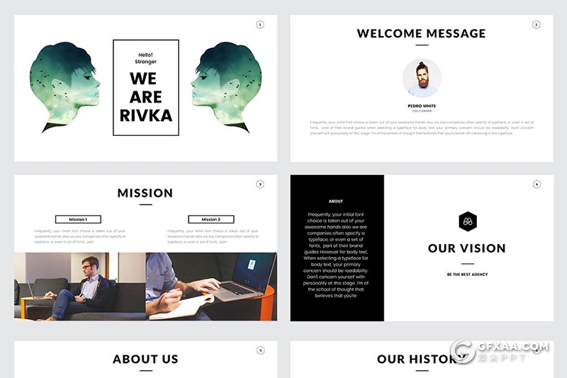 63页简约大气文艺唯美风格keynote模板 - 顶尖PPT