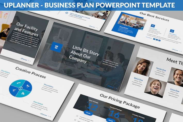 欧美商务风格业务推广项目合作PPT模板 - 顶尖PPT