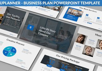 欧美商务风格业务推广项目合作PPT模板 - 顶尖PPT