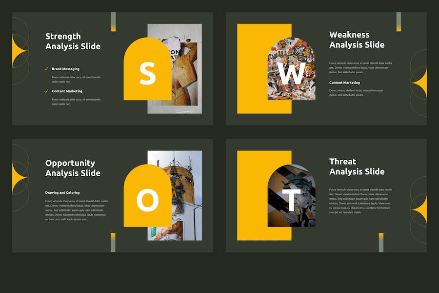 抽象几何风格keynote演示模板 - 顶尖PPT